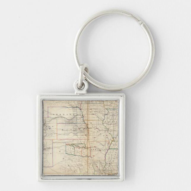 United States, Territories Key Ring (Front)