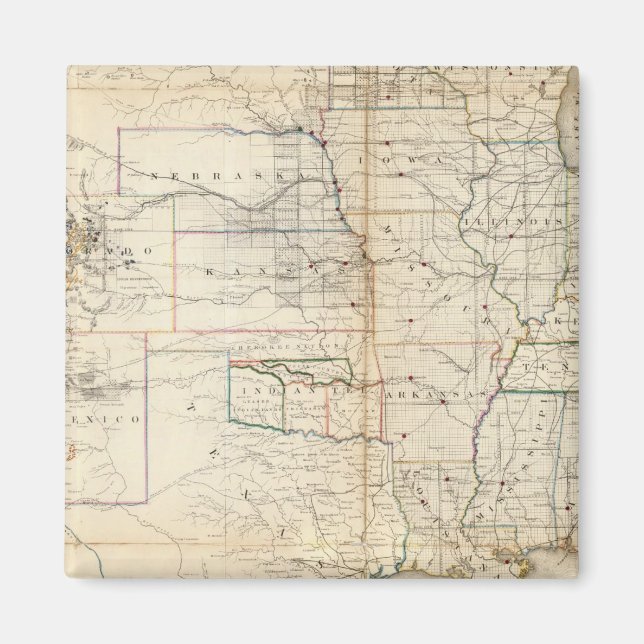 United States, Territories Magnet (Front)