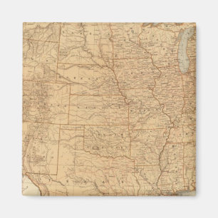 United States topographical features Magnet