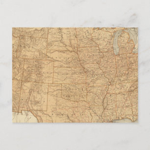 United States topographical features Postcard