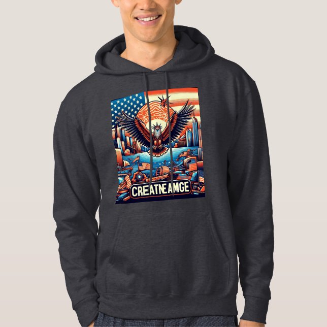 United States Trendy Hoodie – Premium Streetwear  (Front)