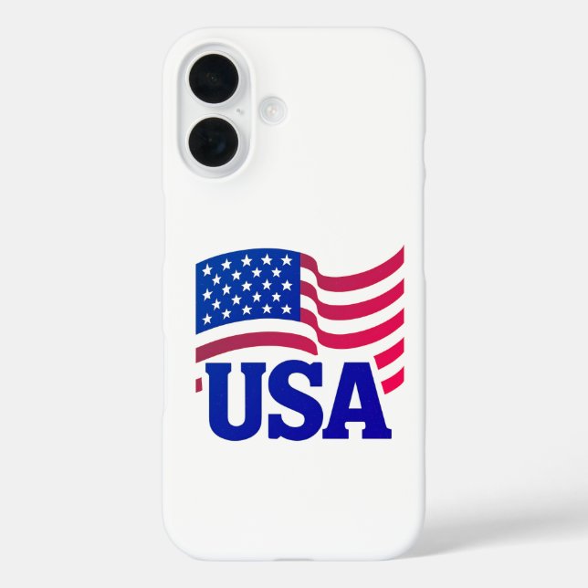 United States Unity Wave Case-Mate iPhone Case (Back)
