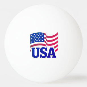 United States Unity Wave Ping Pong Ball