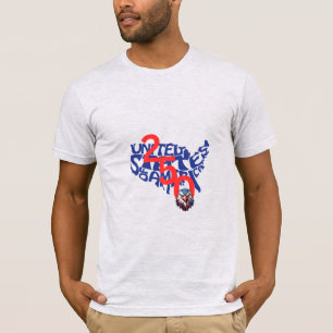 United States   USA   America 250 Map and Eagle T-Shirt
