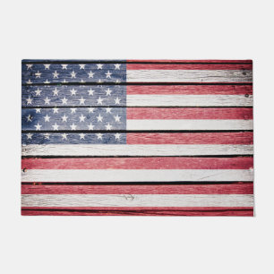 United States USA Flag Doormat