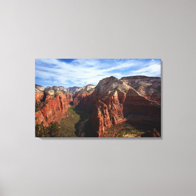 United States, Utah, Zion National Park Canvas Print (Front)