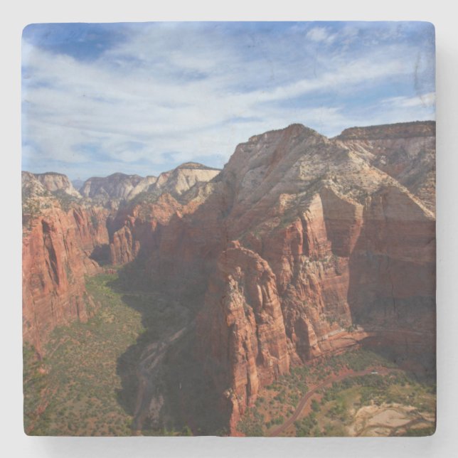 United States, Utah, Zion National Park Stone Coaster (Front)
