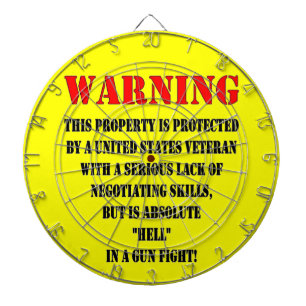 UNITED STATES VETERAN DARTBOARD