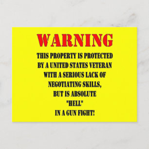 UNITED STATES VETERAN POSTCARD