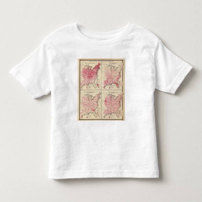 United States vitality maps Toddler T-Shirt (Front)