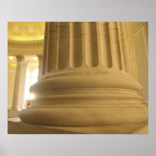 United States, Washington, D.C. A Pillar in the Poster
