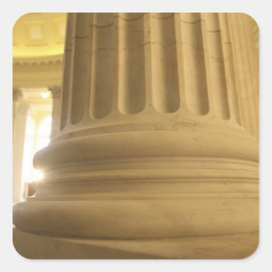 United States, Washington, D.C. A Pillar in the Square Sticker