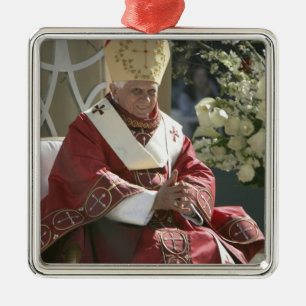 United States, Washington, D.C. Pope Benedict Metal Tree Decoration