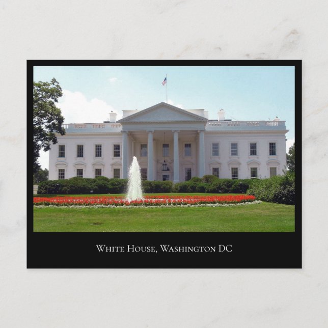 United States White House Post Card (Front)