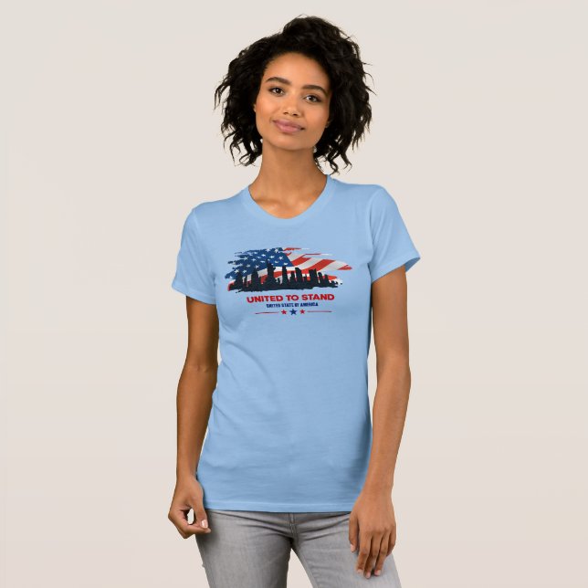 United to Stand | Women's Slim Fit T-Shirt (Front Full)