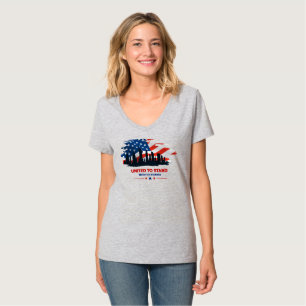 United to Stand   Women's V-Neck T-Shirt