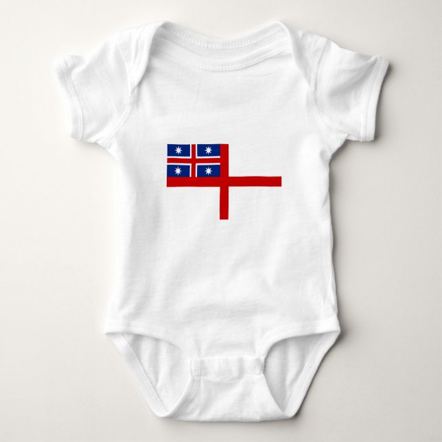 United Tribes of New Zealand Flag (1834) Baby Bodysuit (Front)