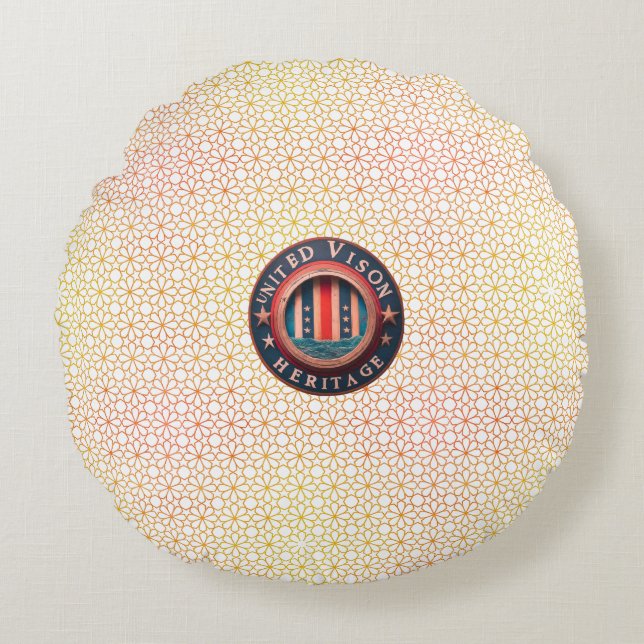 United Vision Proud Heritage Round Pillow (Front)