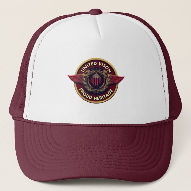 United Vision Proud Heritage  Trucker Hat (Front)