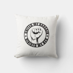 United We Bargain, Divided We Beg Union Strong Lab Cushion