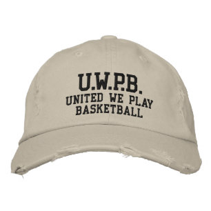 UNITED WE PLAY™ BASKETBALL EMBROIDERED HAT