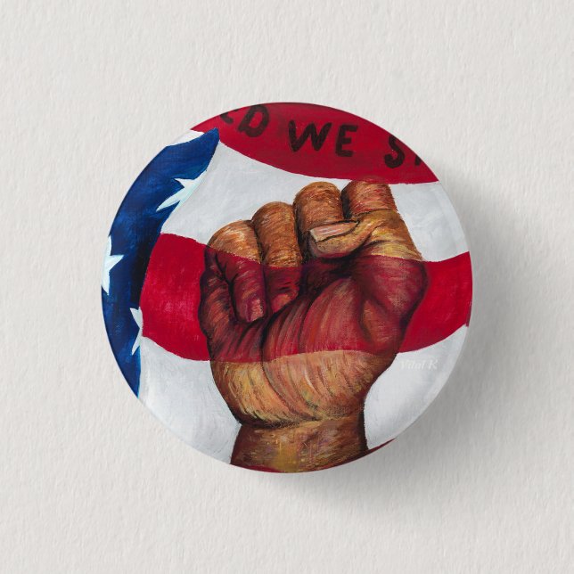 United-We-Stand-BLM 3 Cm Round Badge (Front)
