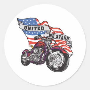 United We Stand Classic Round Sticker