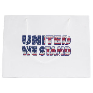 United we stand large gift bag