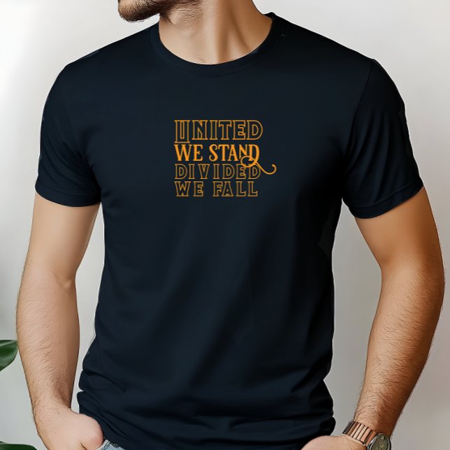 United we stand orange saying T-Shirt (Creator Uploaded)