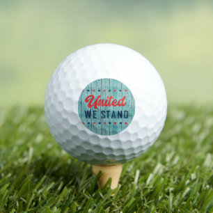 United We Stand Patriotic Golf Balls