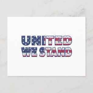 United we stand postcard