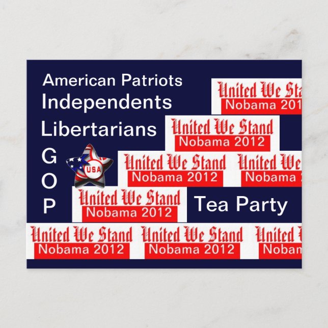 United We Stand Postcard (Front)