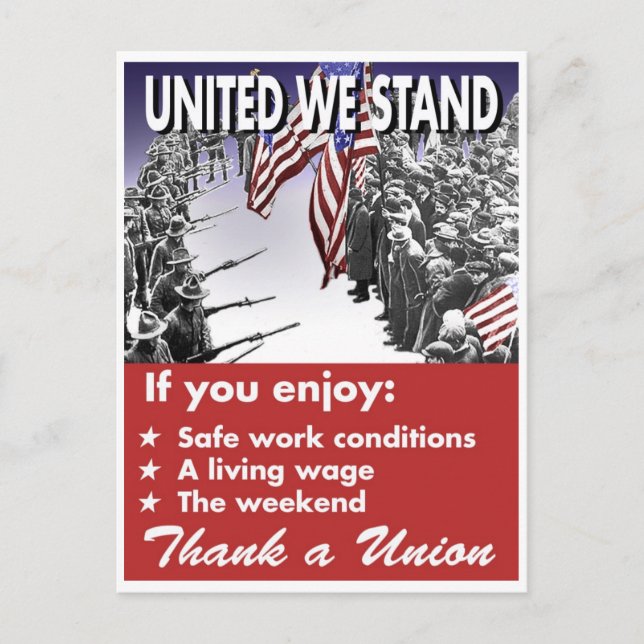 United We Stand -- Pro-Union Postcard (Front)