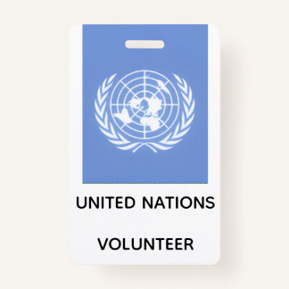 #UNITEDNATIONS ID BADGE
