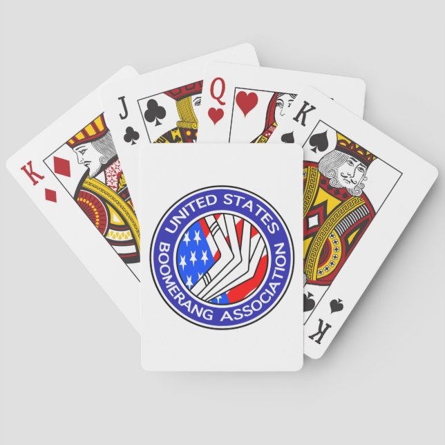 Unites States Boomerang Association Playing Cards (Back)