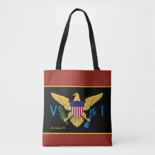 Unites States Virgin Islands Flag Tote Bag