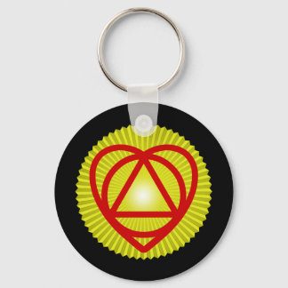 unitheist logo sunburst key ring