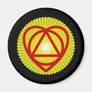 unitheist logo sunburst magnet