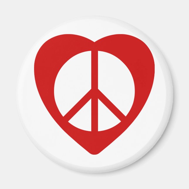 Unitheist peace emblem magnet (Front)