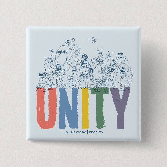 UNITY 15 CM SQUARE BADGE (Front)