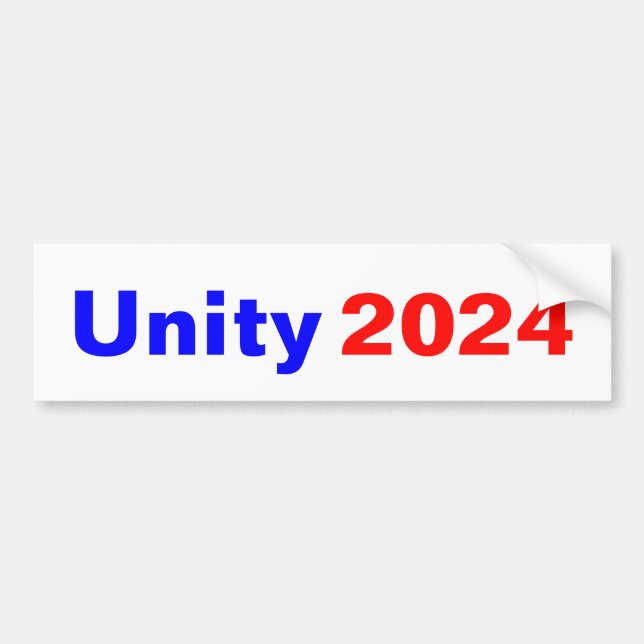 Unity 2024 Bumper Sticker (Front)
