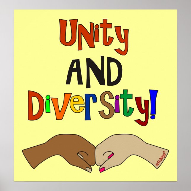 UNITY AND DIVERSITY Poster (Front)