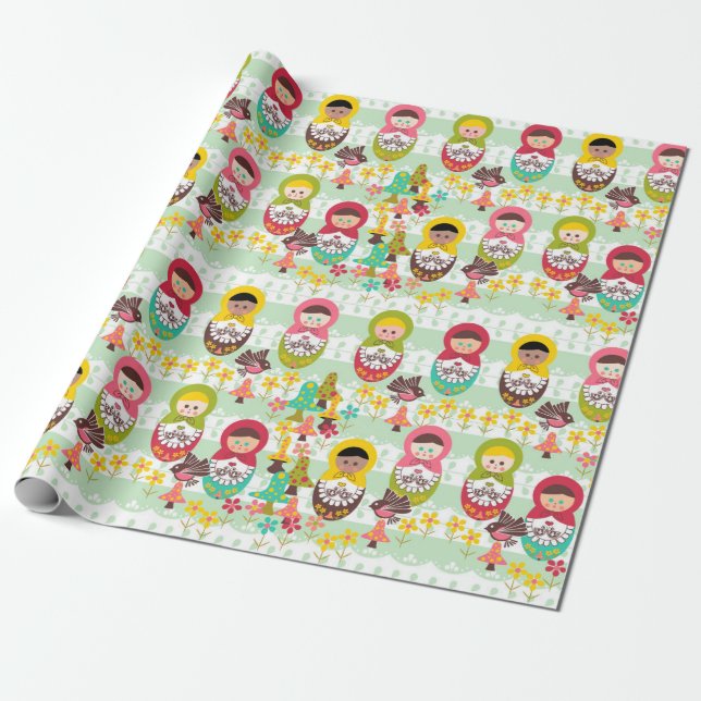 Unity Around the World gift wrap (Unrolled)