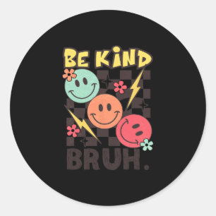 unity day 2023 anti bullying awareness kindness be classic round sticker