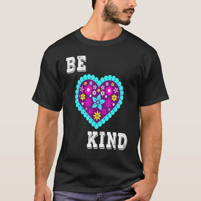 Unity Day Be Kind Heart Shape  Kindness Awareness T-Shirt (Front)