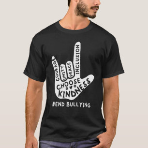 Unity Day Orange Anti Bullying Love Sign Language T-Shirt