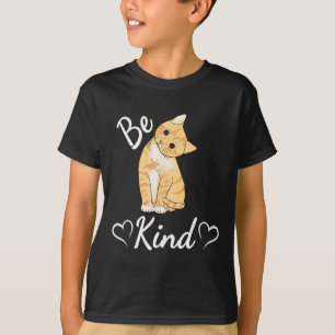 Unity Day Orange Cat Anti Bullying Be Kind Gift T-Shirt