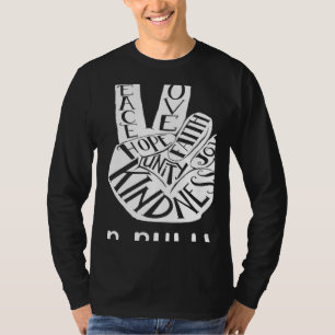 Unity Day Orange Kids 2022 Anti Bullying Love Sign T-Shirt