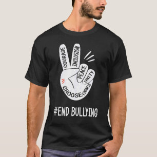 Unity Day Orange Kids 2022 Anti Bullying Love Sign T-Shirt