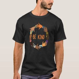 Unity Day Orange Kids Be Kind Women Be Kind ASL T-Shirt